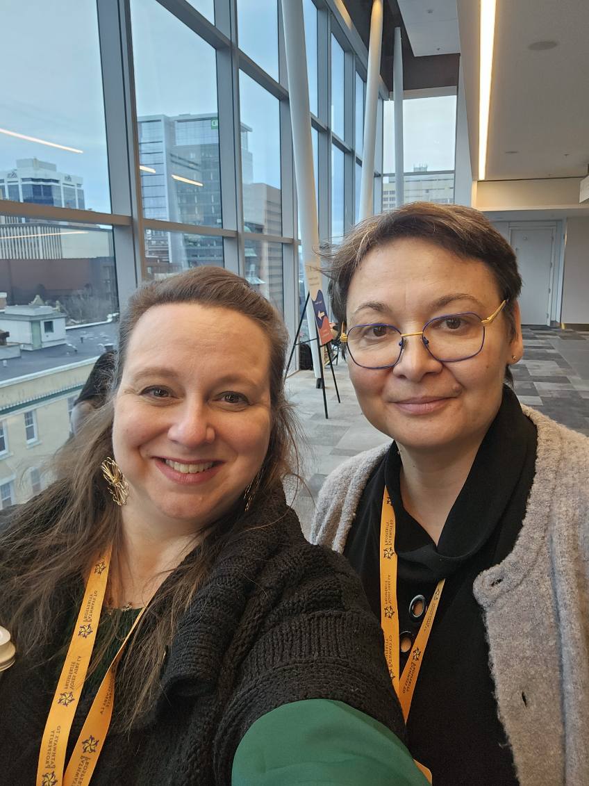 CWICE P2P Halifax_Danielle with Nadia of Polycultural