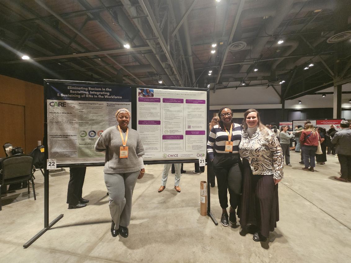 CWICE P2P Halifax_Pier 21 Poster Presentation_Mandisa, Abimbola, Danielle