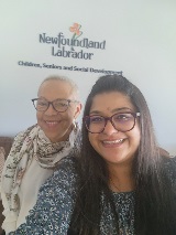 Fatima and Nadia in NFLD